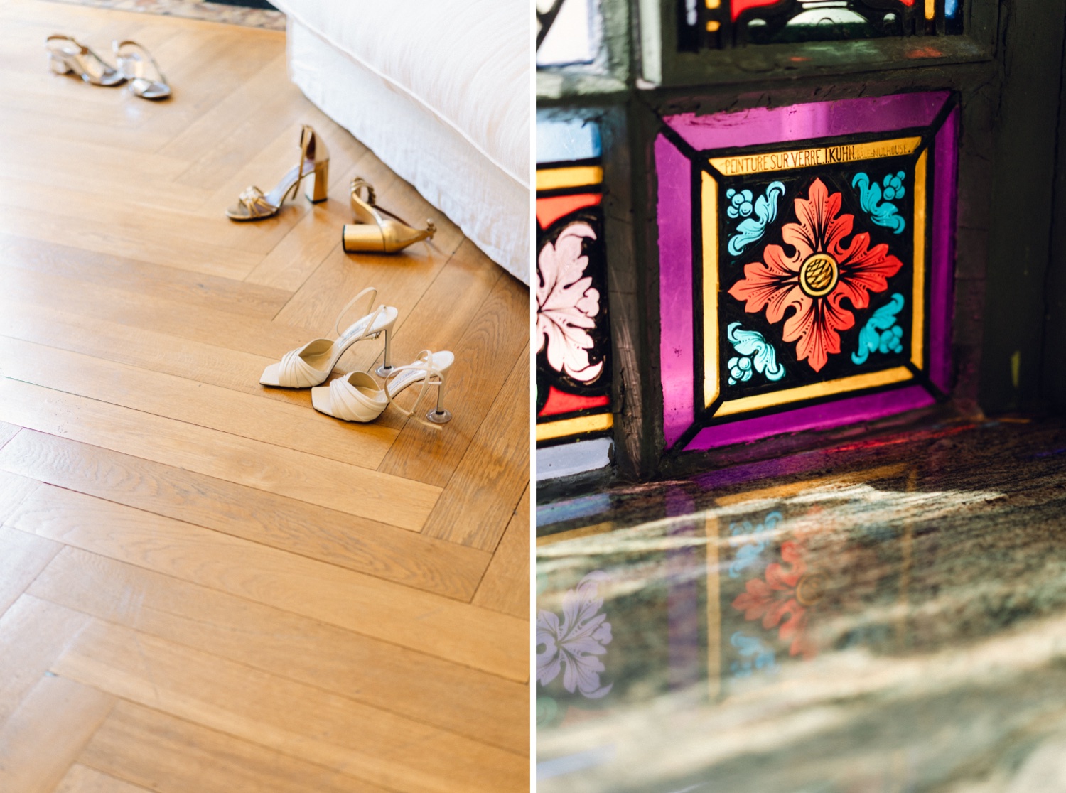 Photographe mariage Alsace – détails mariage et décoration à la Villa des Hêtres Pourpres