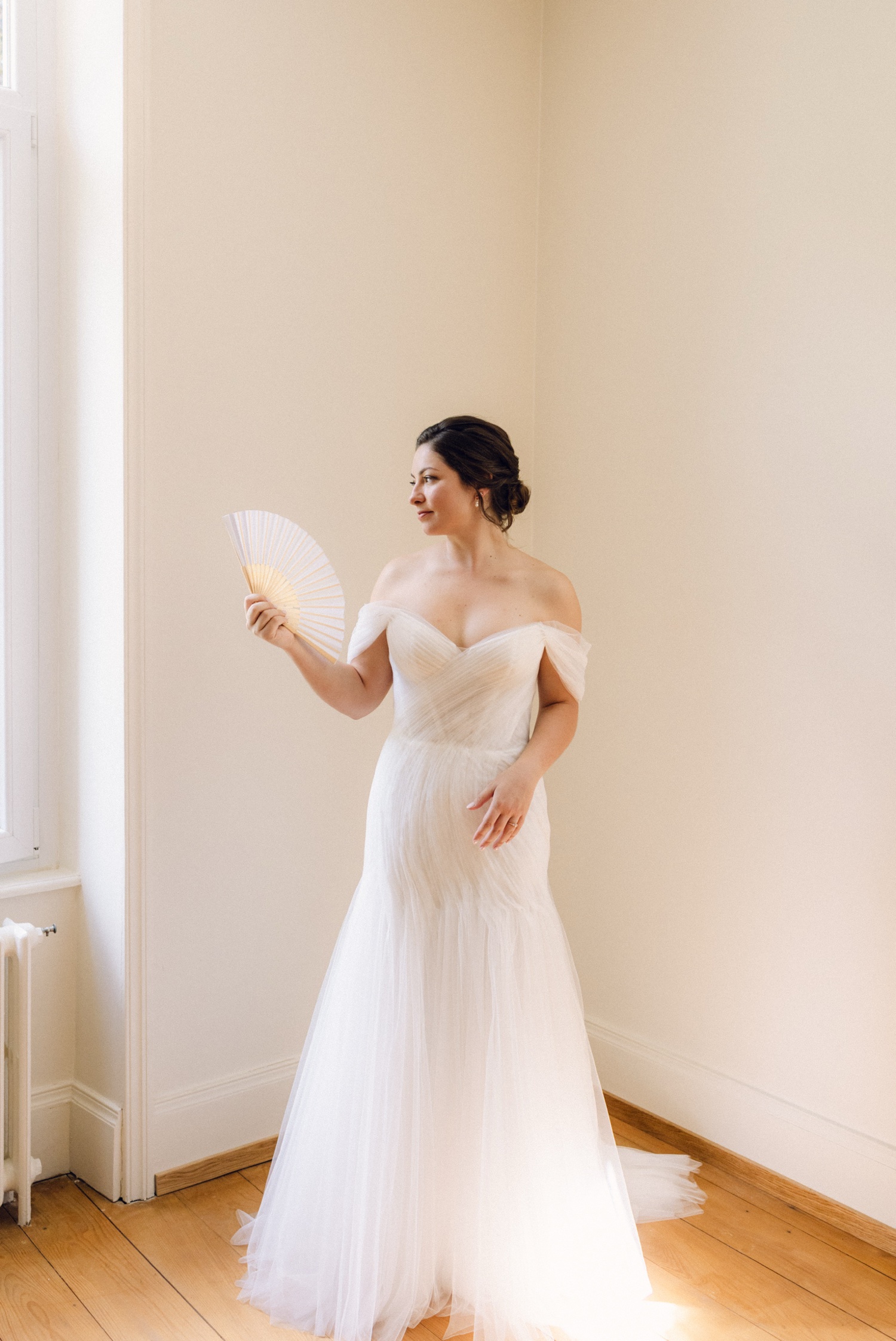 Photographe mariage Alsace – portrait de la mariée avant la cérémonie